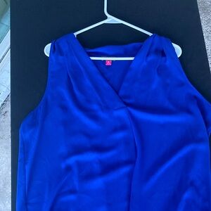 XL Sleeveless blue too